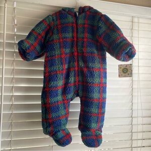 LITTLE ME FLUFFY BUNTING WINTER SUIT